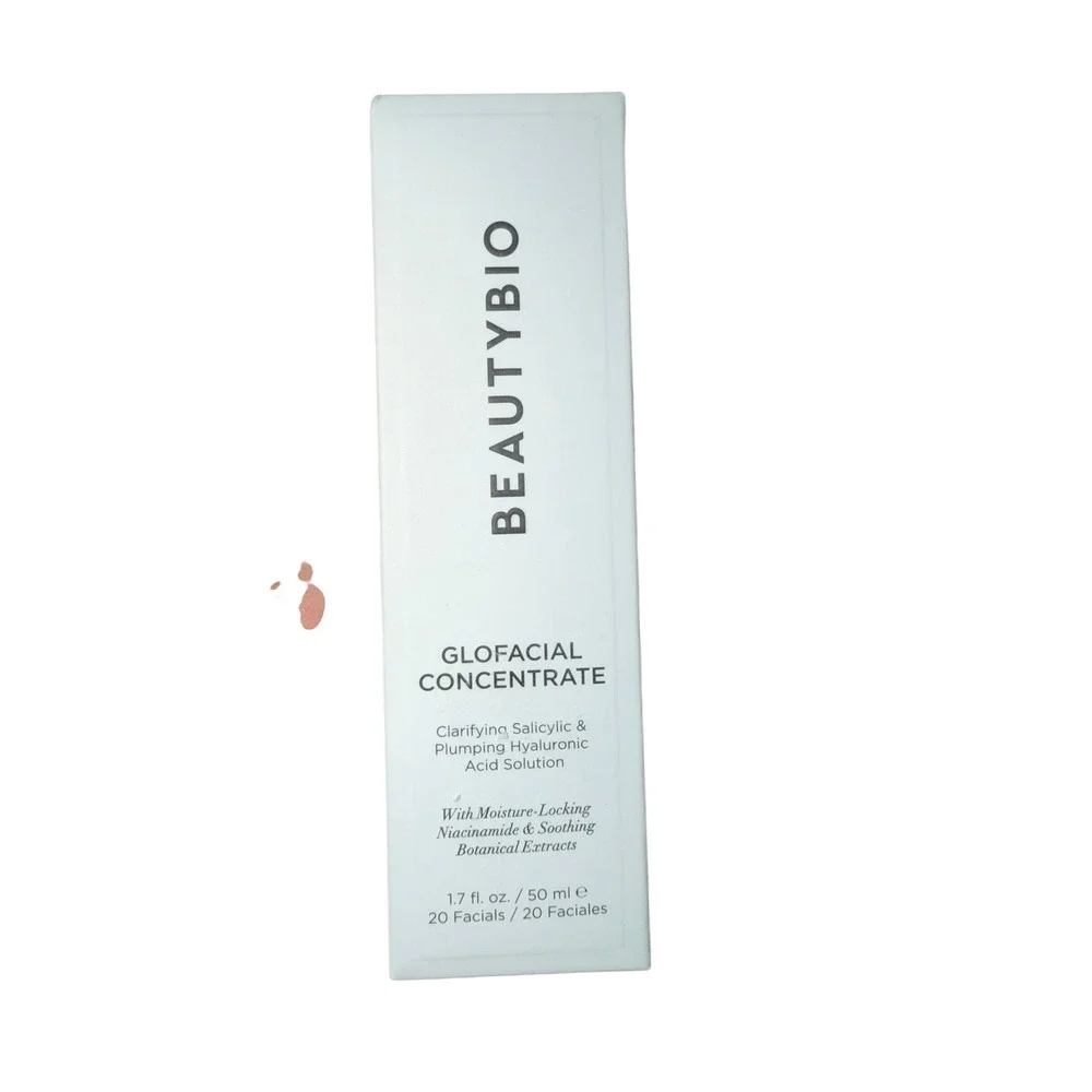 BeautyBio GLOfacial Concentrate Salicylic Hyaluronic Acid Skincare 1.7 oz NIB